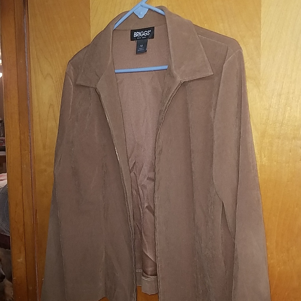 Blazer with zipper